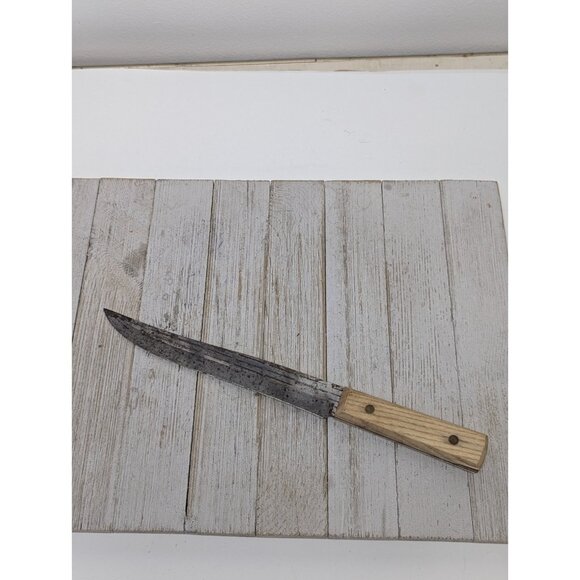 VTG Ekco Forge Carbon Steel Slicing Knife 8" Blade - 12-1/2" Length Taiwan - Picture 1 of 15